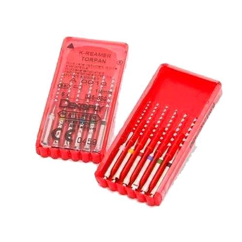Римеры для машиннного прохождения корневого канала K-Reamer Torpan, уп/6шт.